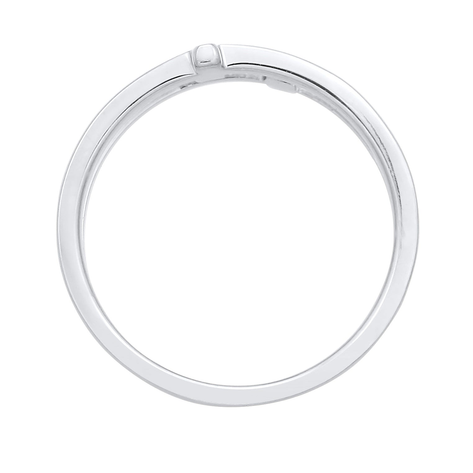 Kuzzoi Ring Kreuz Double Optik