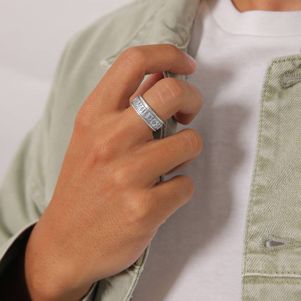 Kuzzoi Ring Römische Zahlen