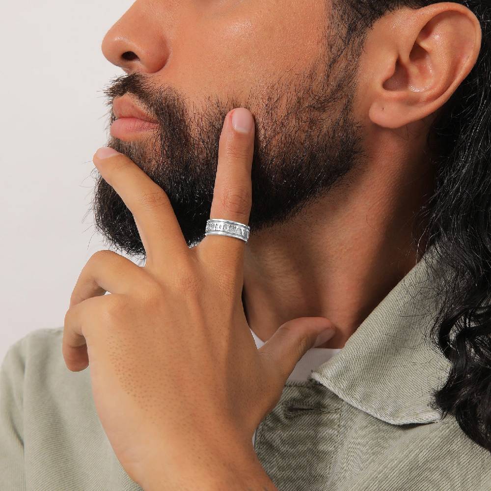 Kuzzoi Ring Römische Zahlen