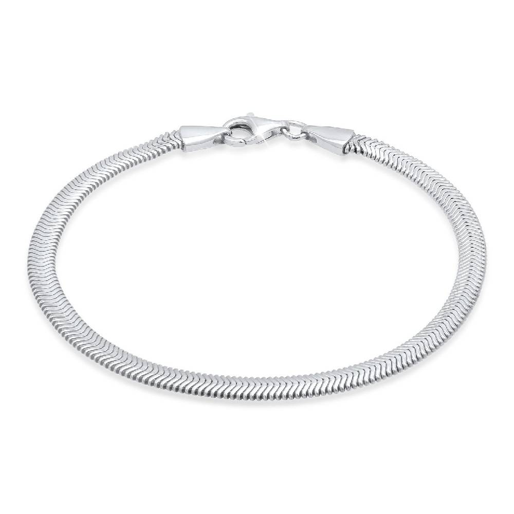 Kuzzoi Schlangen-Armband Fischgräten