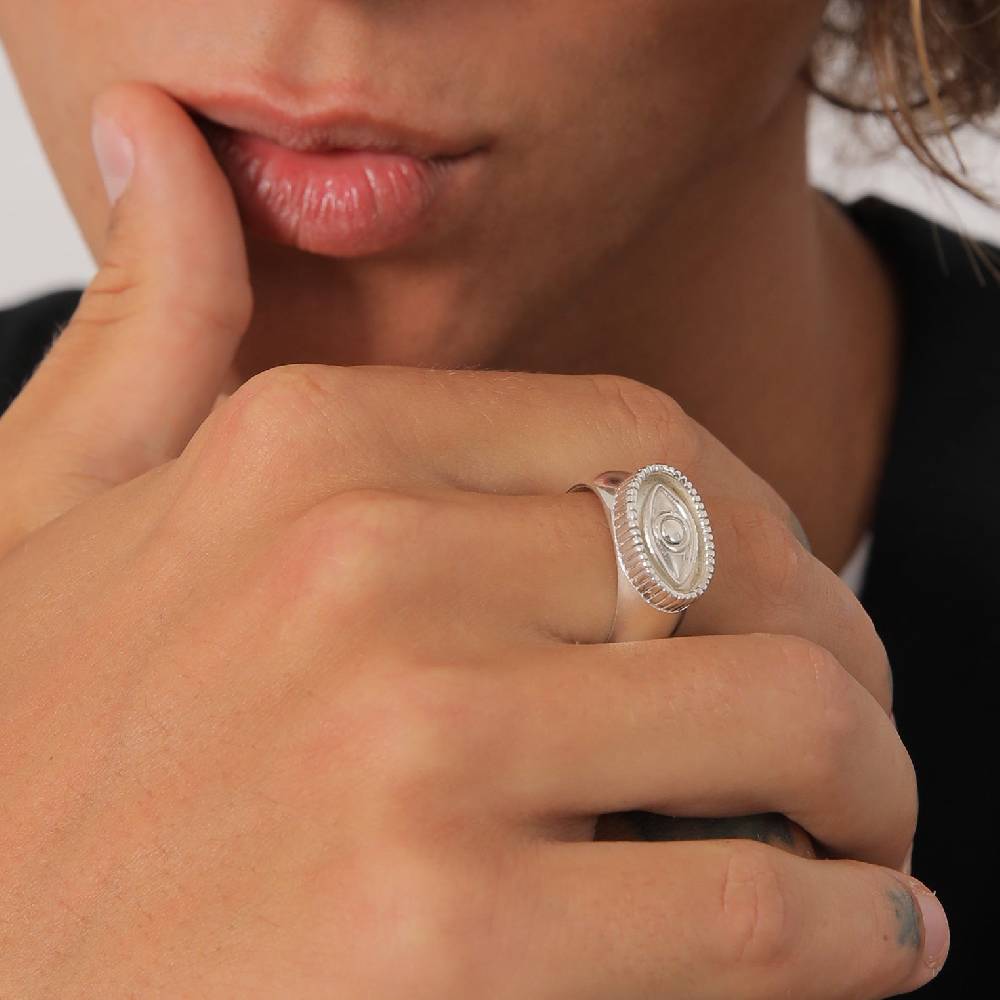 Kuzzoi Siegelring Evil Eye