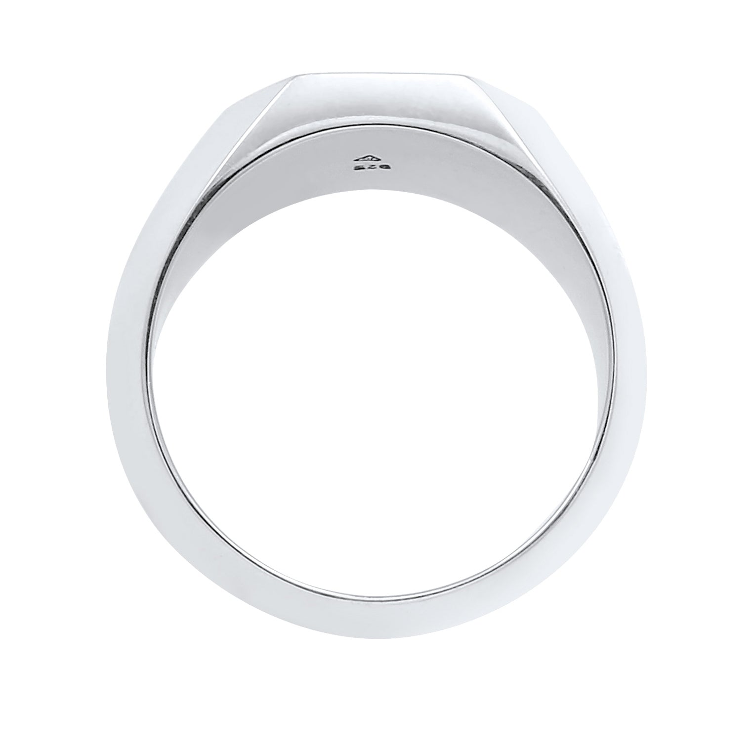 Kuzzoi Siegelring Geo | Emaille (Schwarz)