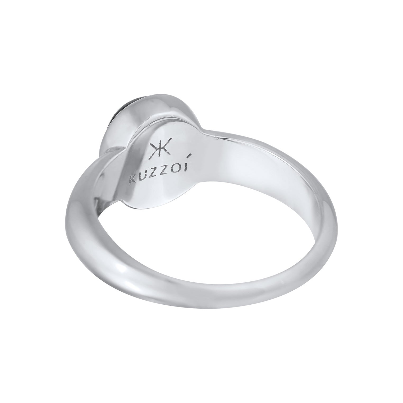 Kuzzoi Siegelring Oval | Onyx (Schwarz)