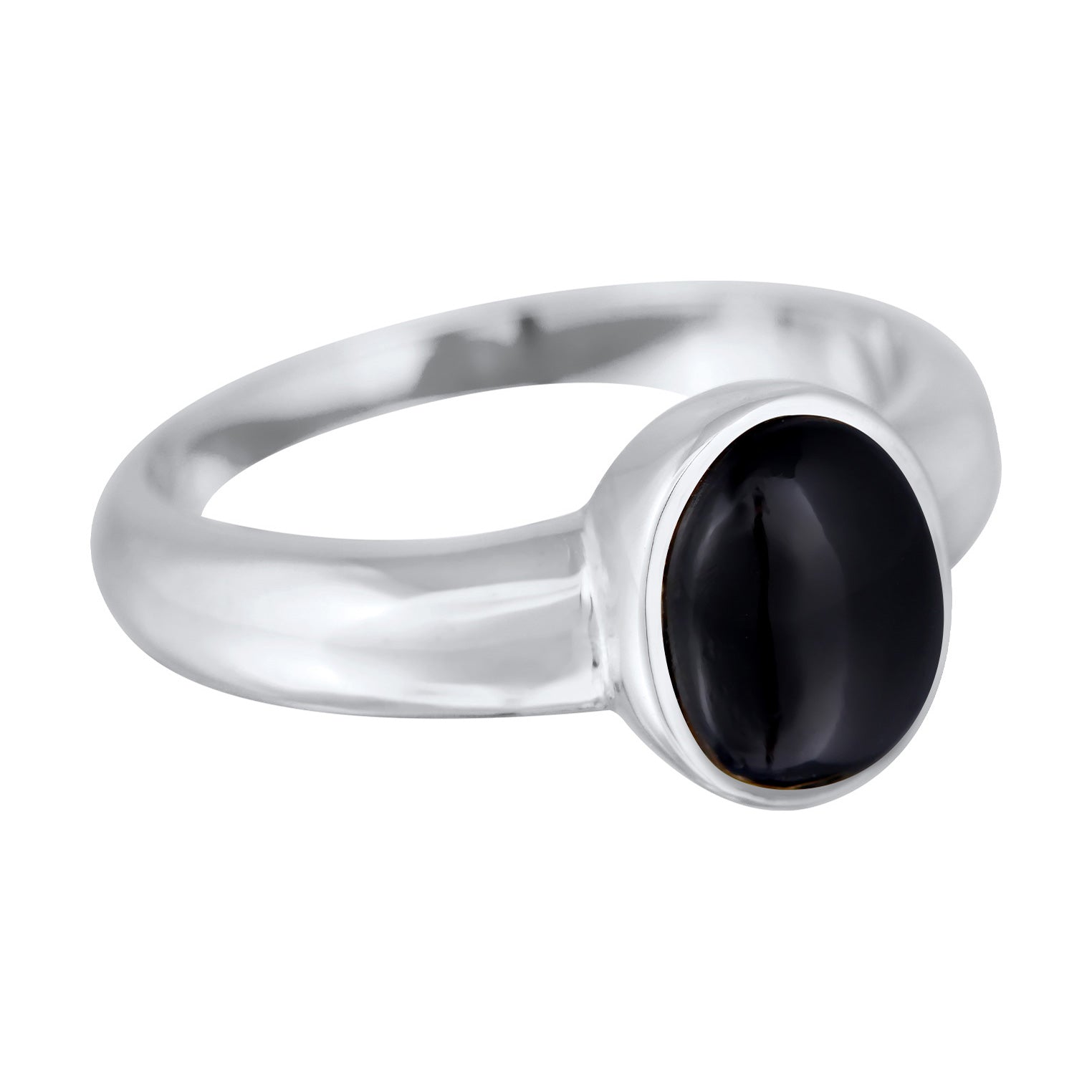 Kuzzoi Siegelring Oval | Onyx (Schwarz)