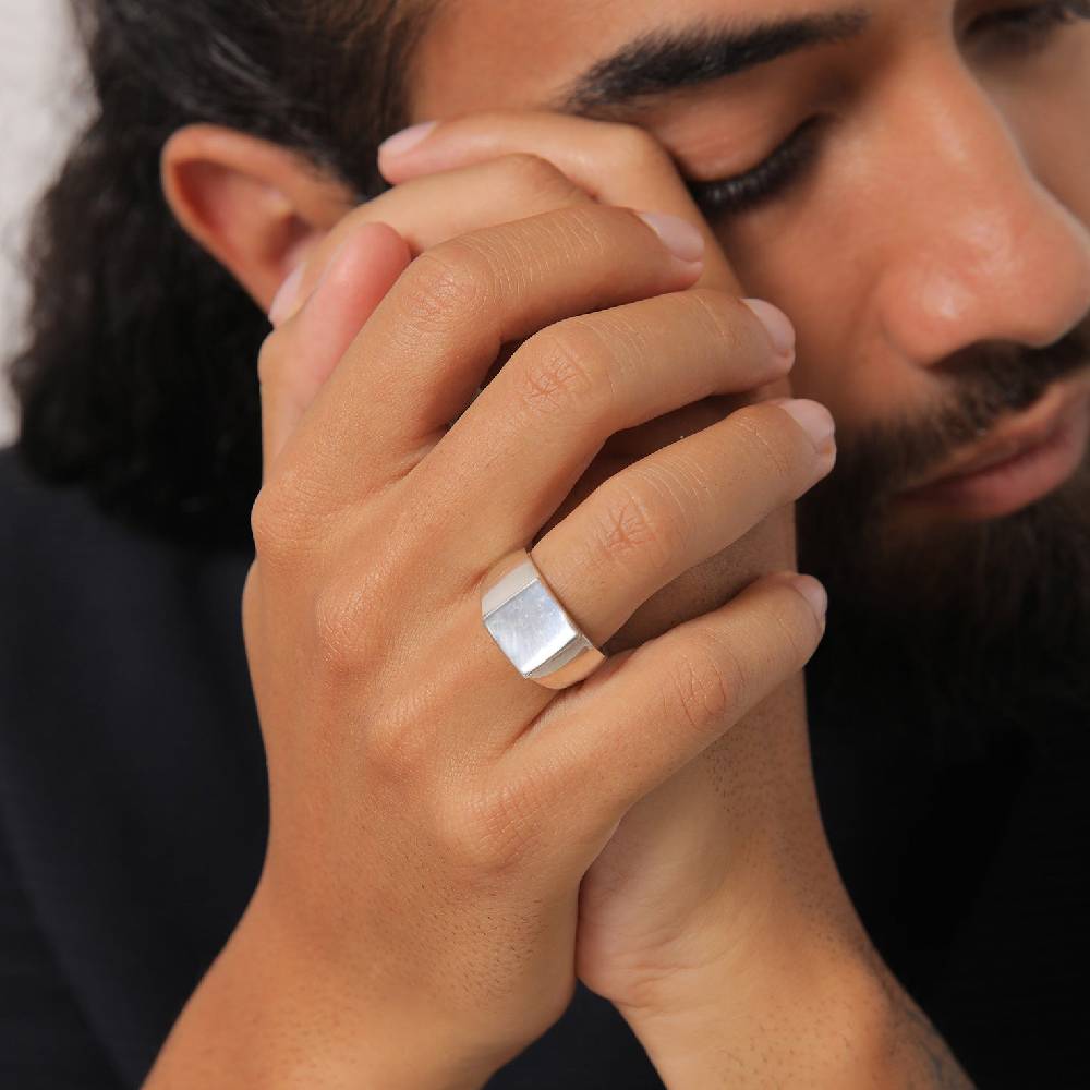 Kuzzoi Siegelring Rechteck