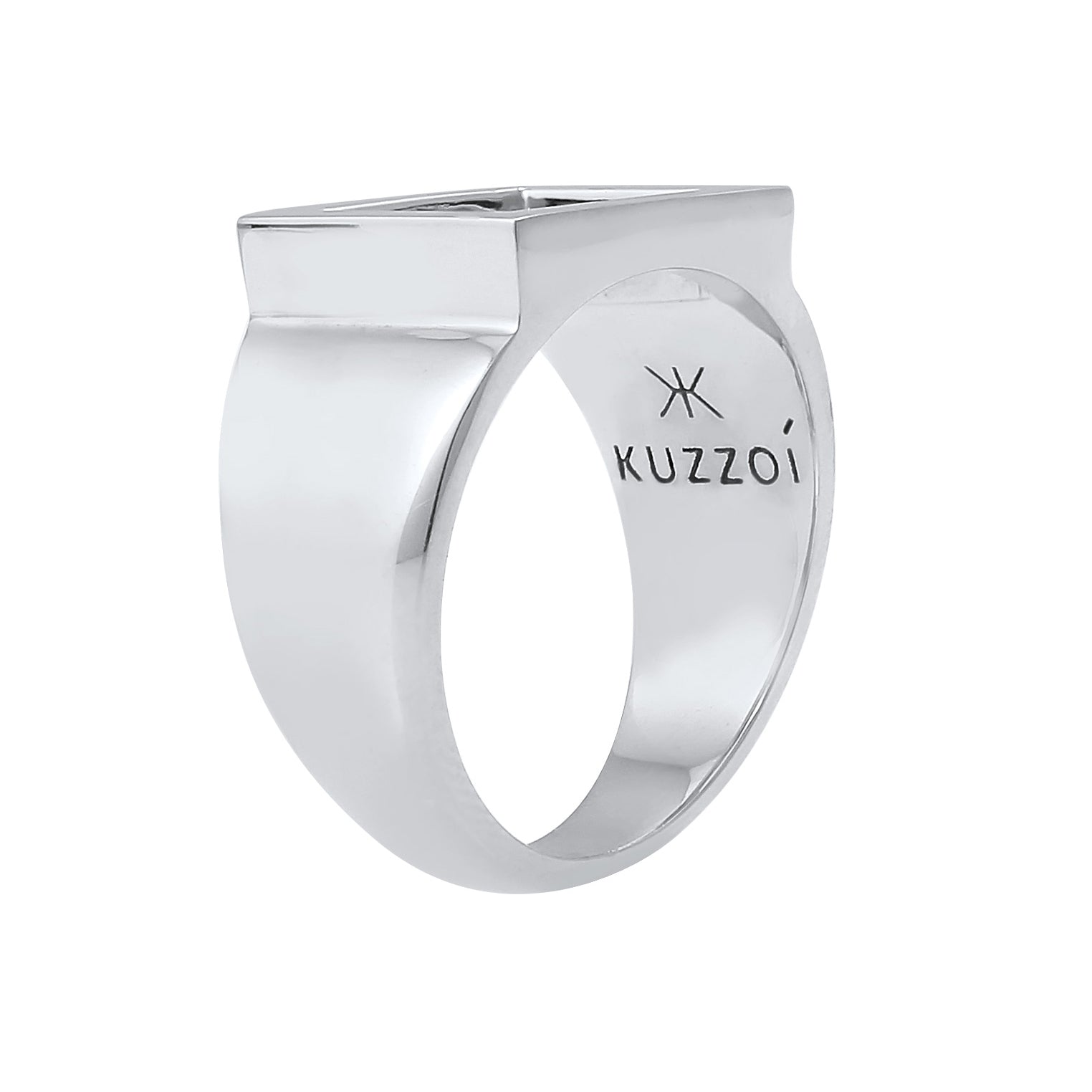 Kuzzoi Siegelring Rechtecker Minimal