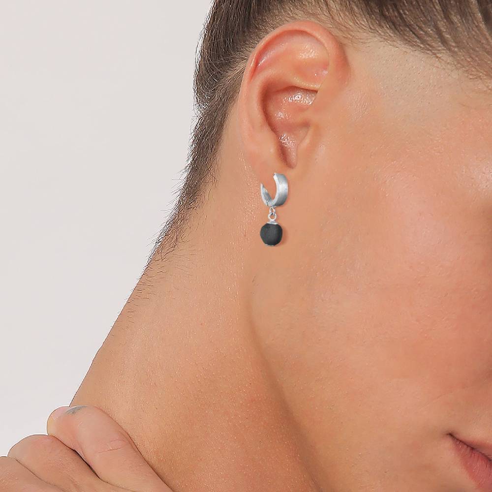 Kuzzoi Single Creole | Glasperle (Schwarz)