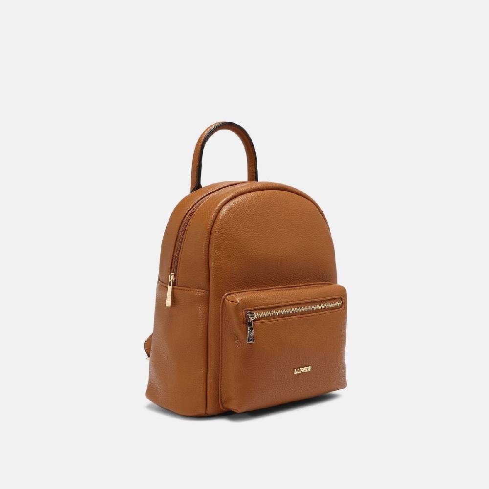 L. Credi Budapest Rucksack Cognac