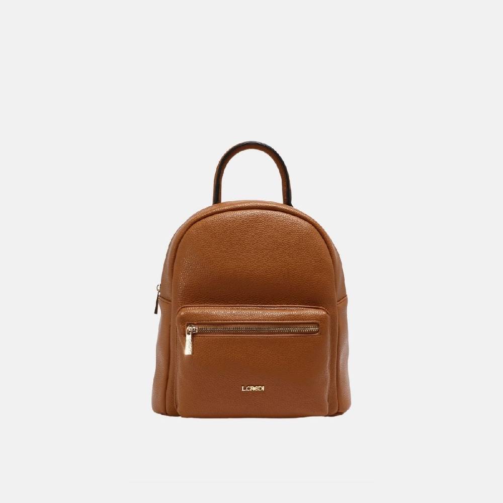L. Credi Budapest Rucksack cognac