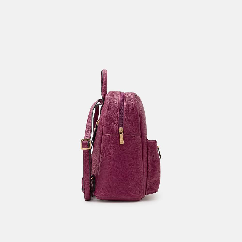 L. Credi Budapest Rucksack Plum