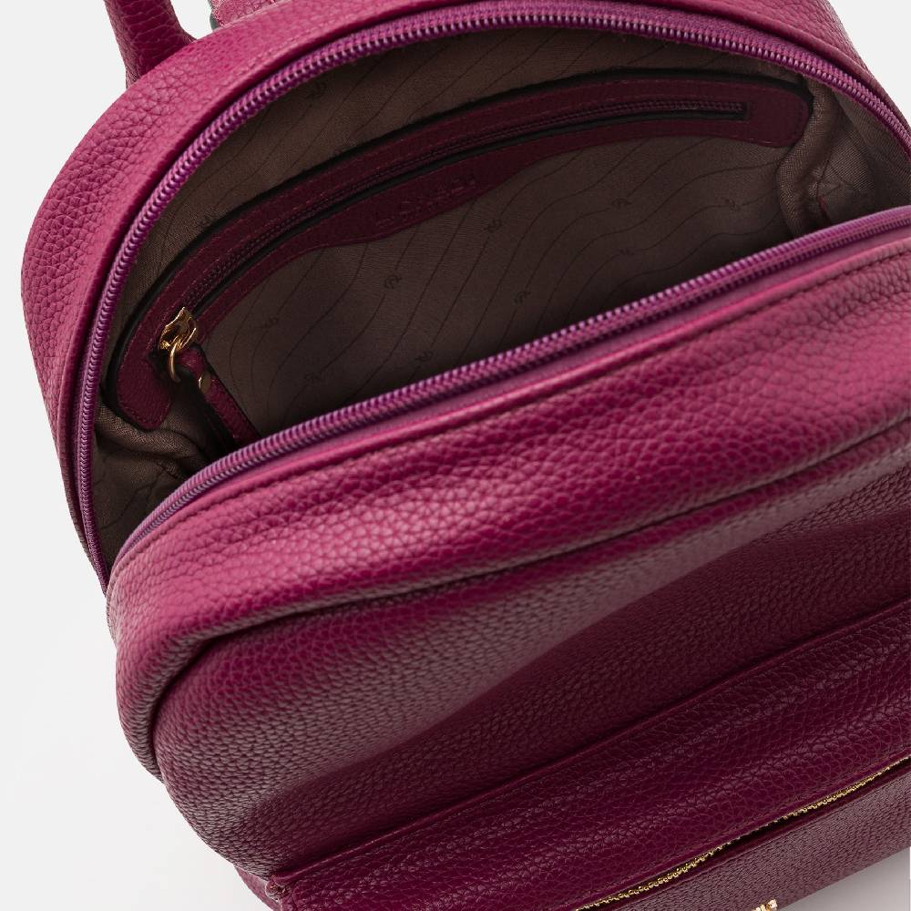 L. Credi Budapest Rucksack Plum