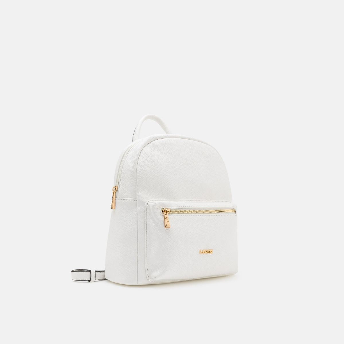 L. Credi Budapest Rucksack Weiss