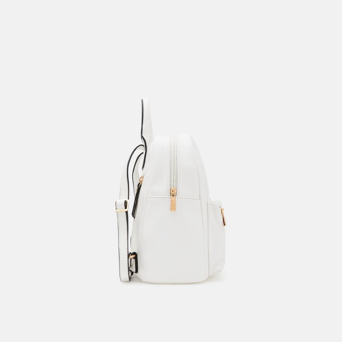 L. Credi Budapest Rucksack Weiss