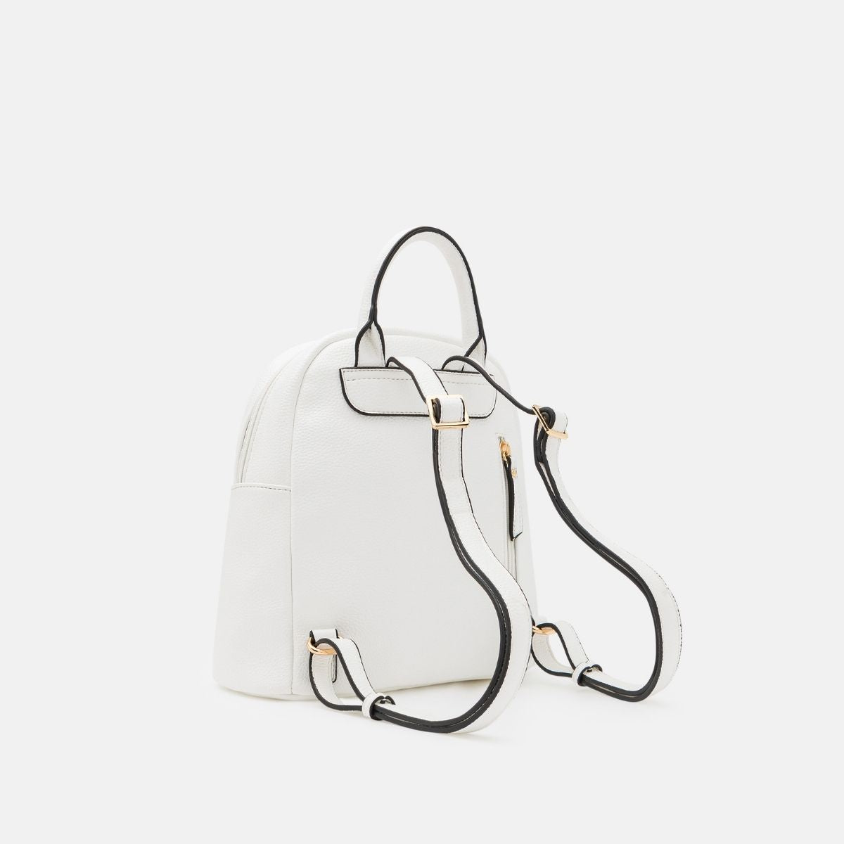 L. Credi Budapest Rucksack Weiss