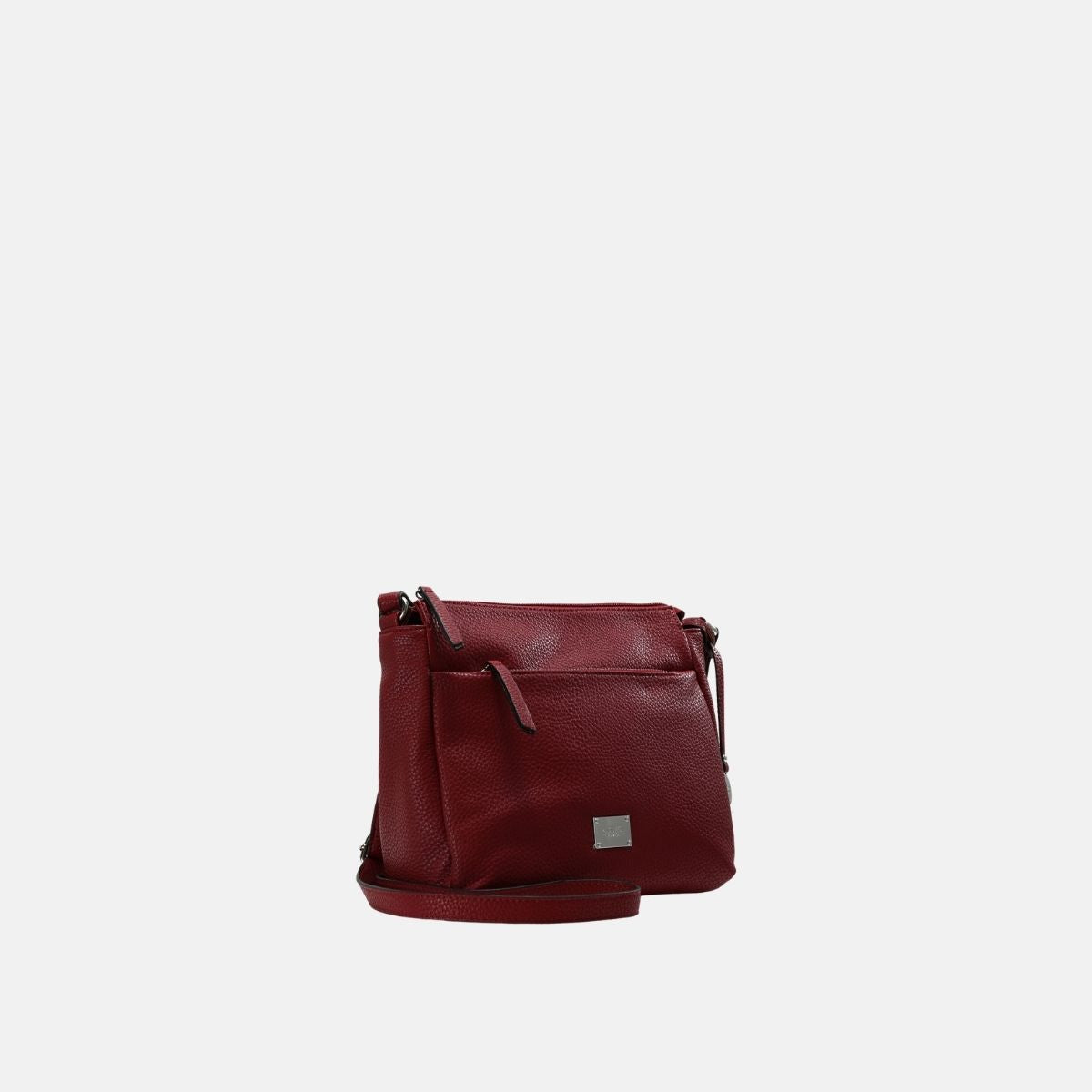 L. Credi Budapest Umhängetasche Rot