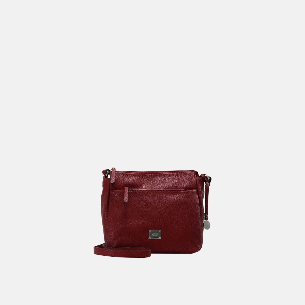 L. Credi Budapest Umhängetasche rot