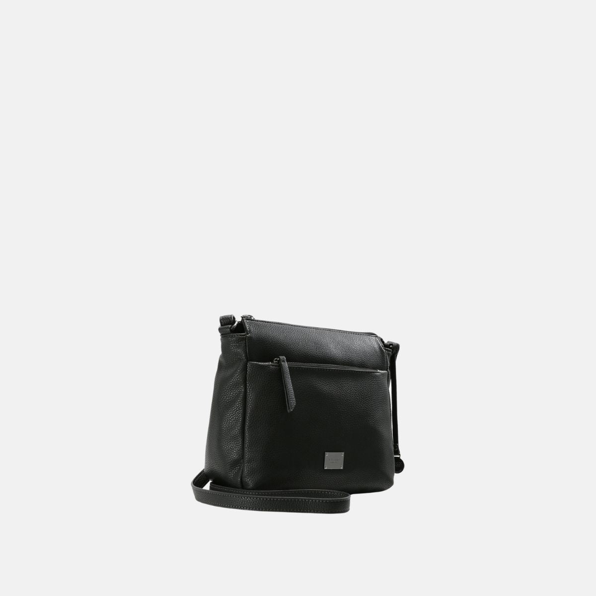 L. Credi Budapest Umhängetasche Schwarz