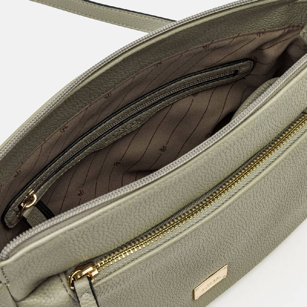 L. Credi Budapest Umhängetasche Stone