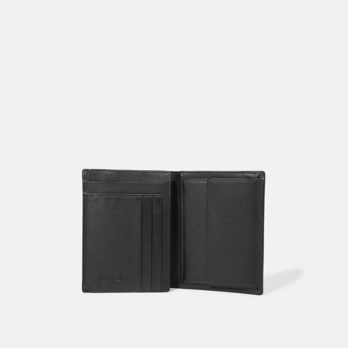 L. Credi David Portemonnaie Schwarz