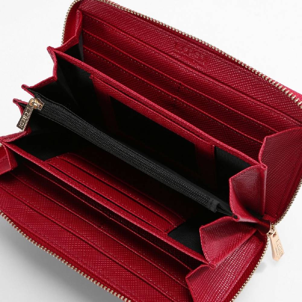 L. Credi Ebba Portemonnaie Rot