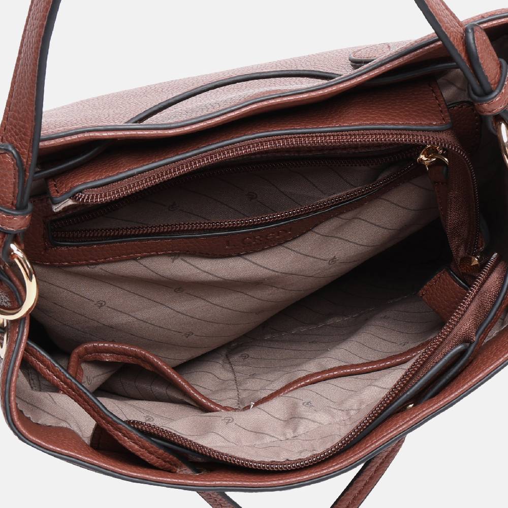 L. Credi Ebony Hobo Nougat