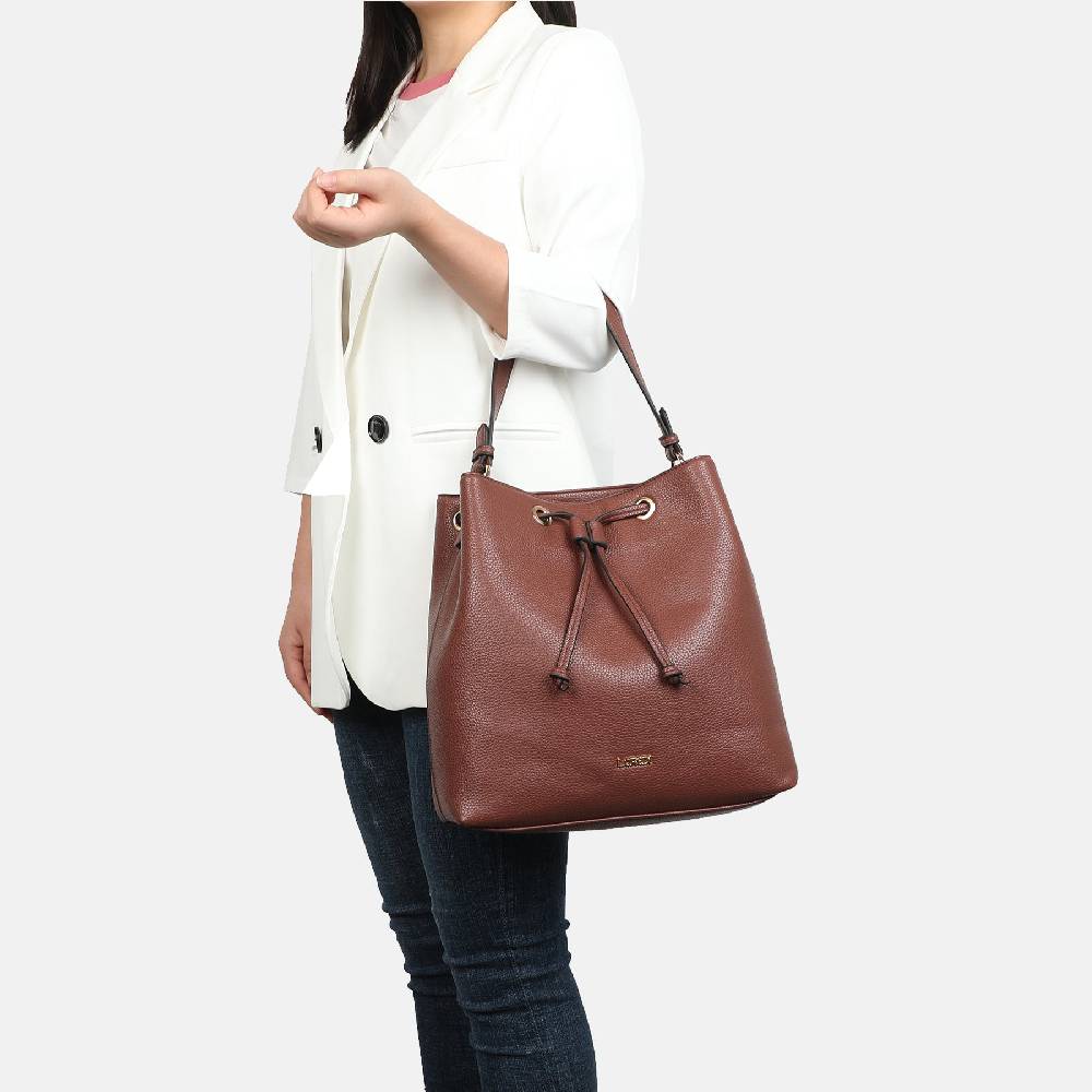 L. Credi Ebony Hobo Nougat