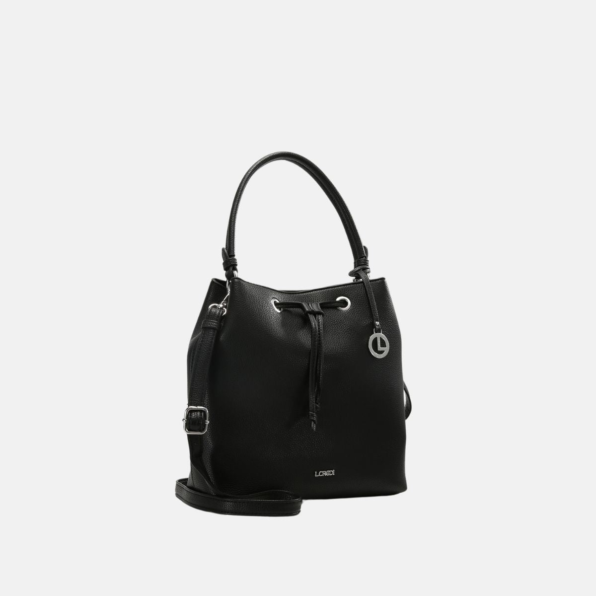 L. Credi Ebony Hobo Schwarz