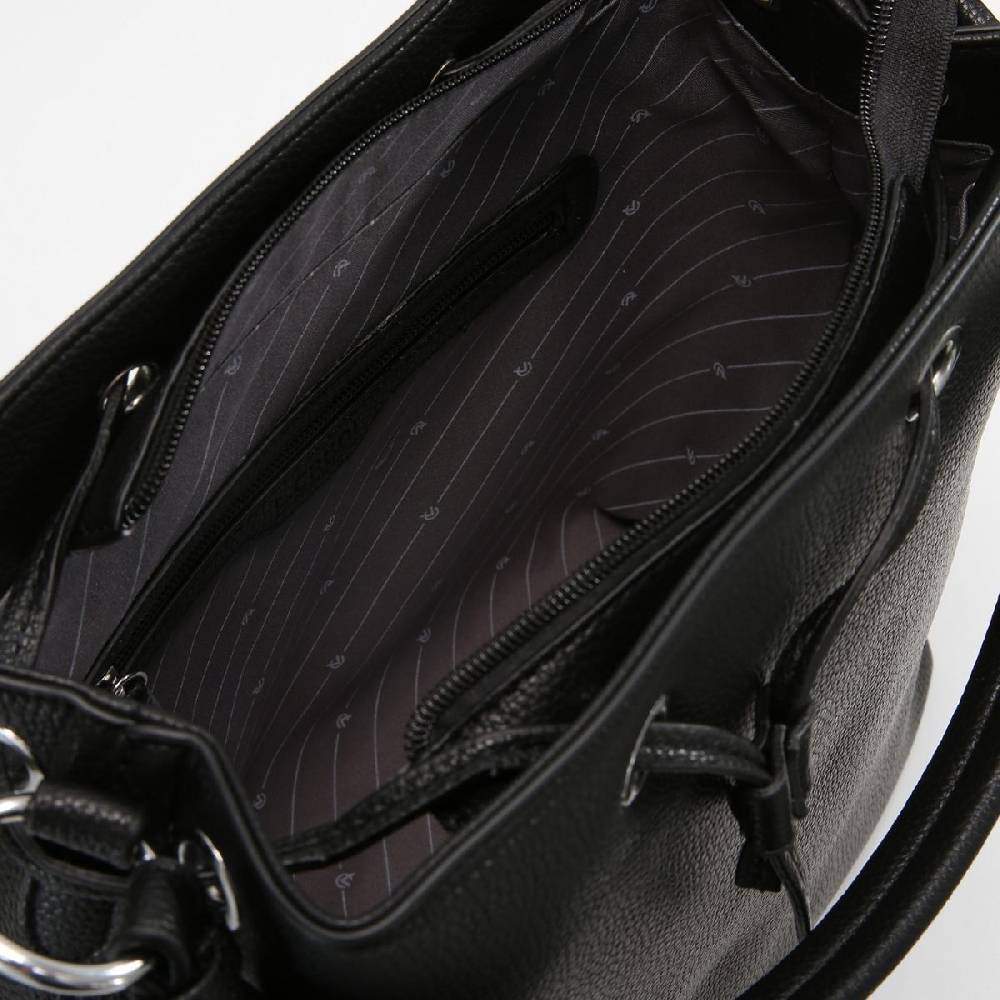 L. Credi Ebony Hobo Schwarz