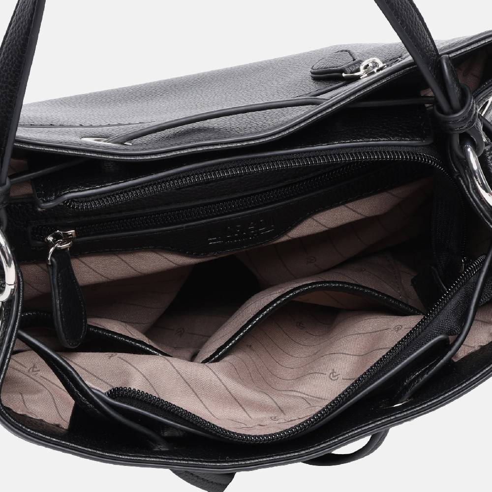 L. Credi Ebony Hobo Schwarz