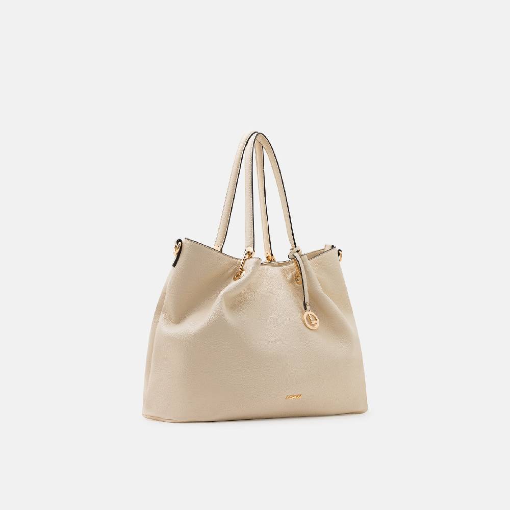 L. Credi Ebony Shopper Creme