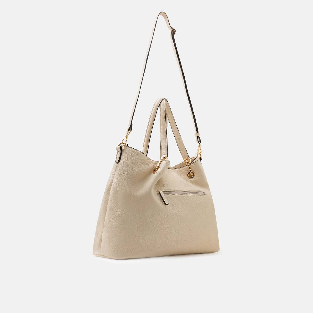 L. Credi Ebony Shopper Creme