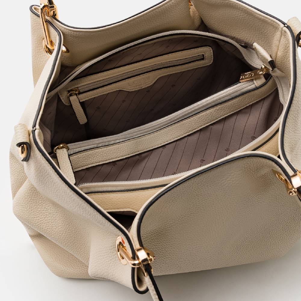 L. Credi Ebony Shopper Creme