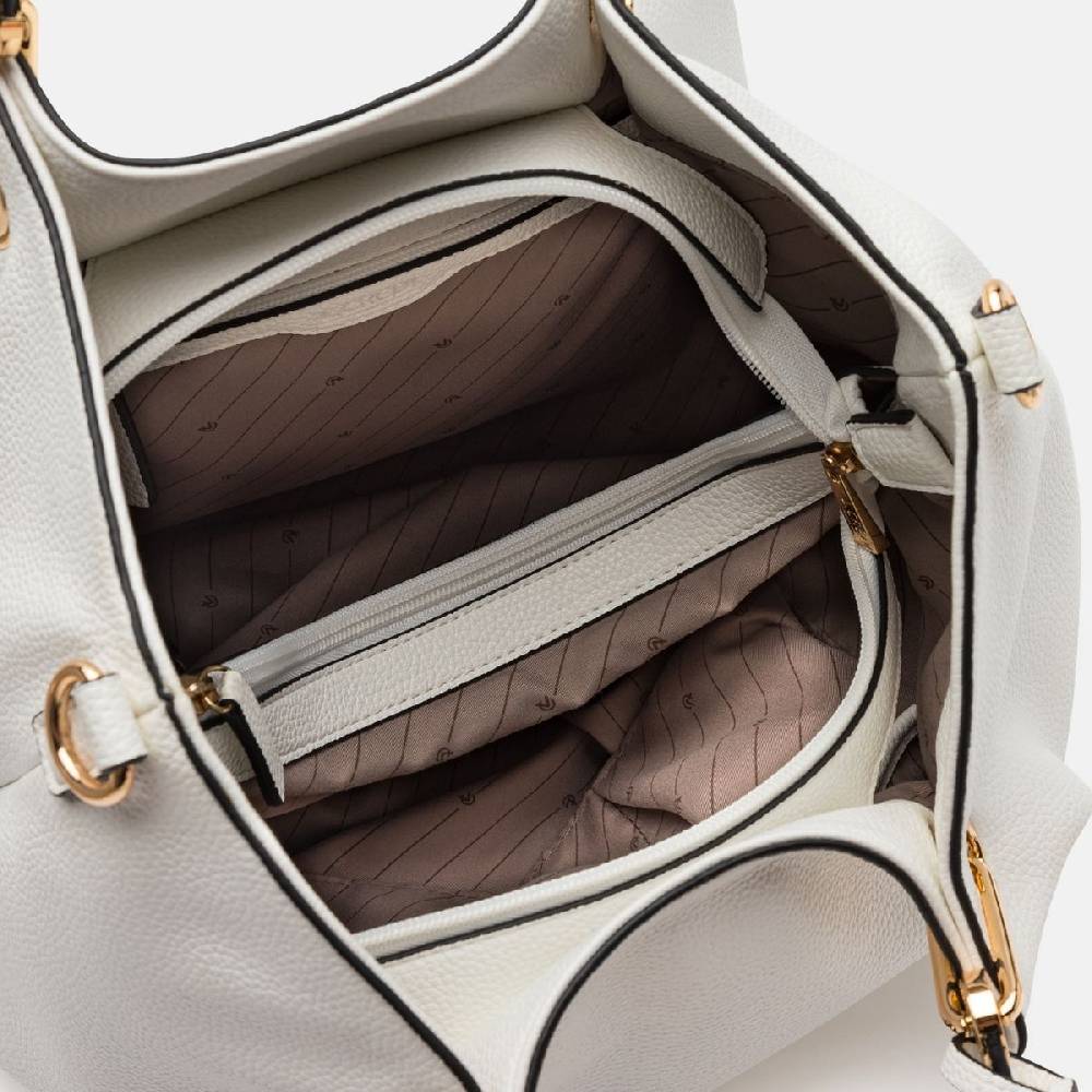 L. Credi Ebony Shopper Weiss