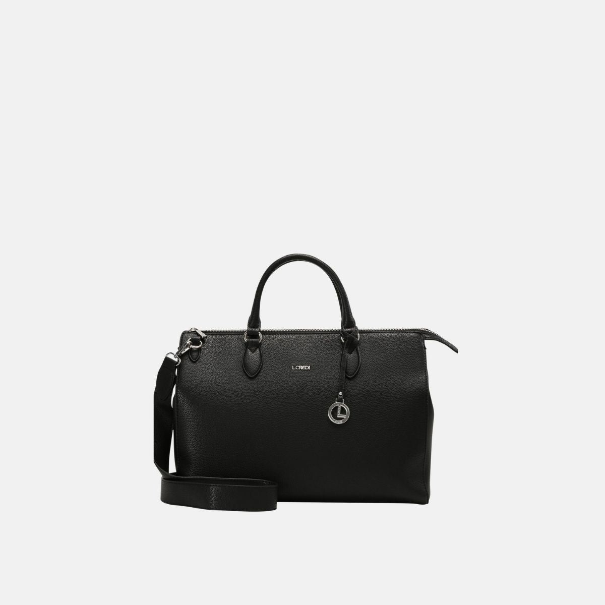 L. Credi Ella Henkeltasche schwarz