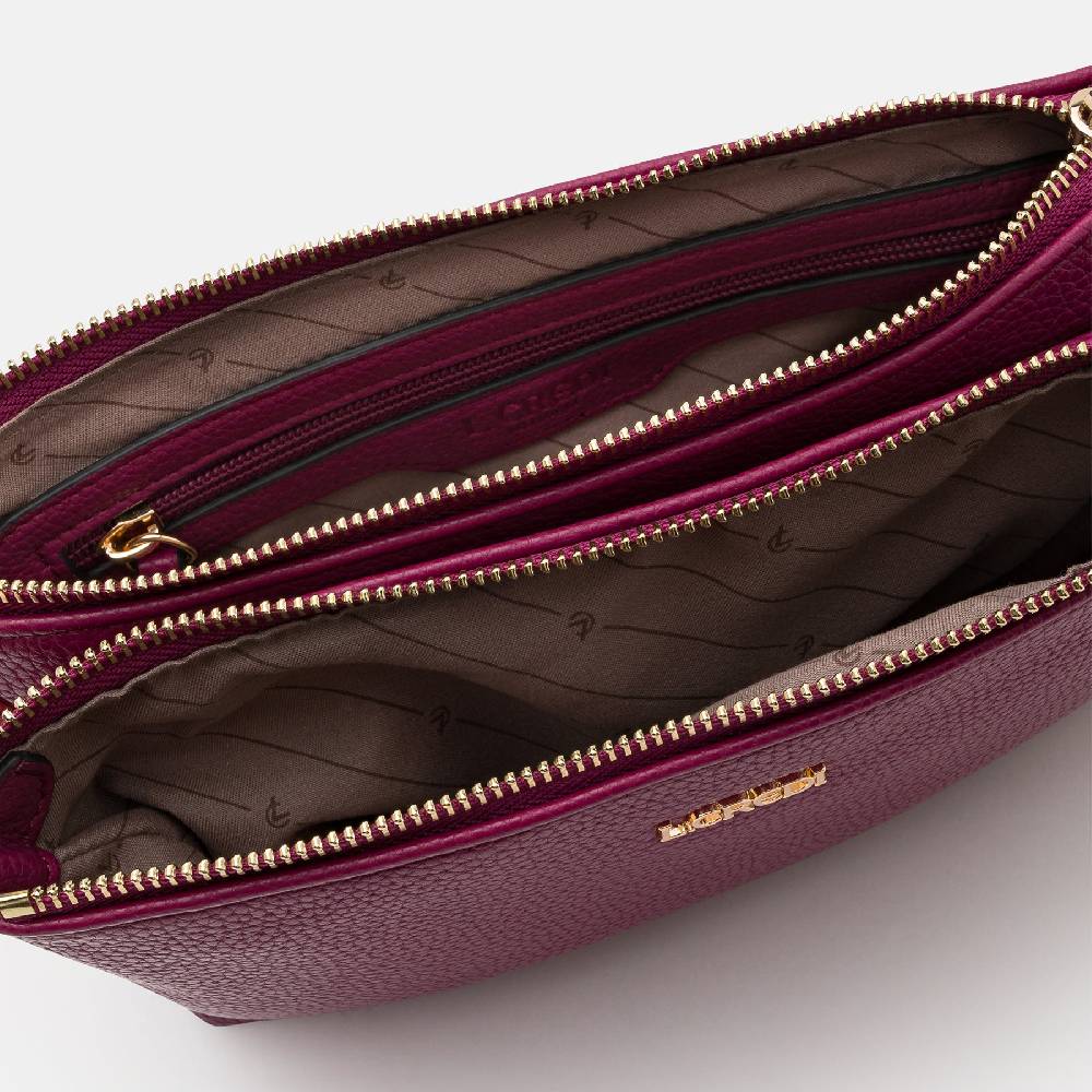 L. Credi Ella Umhängetasche Plum