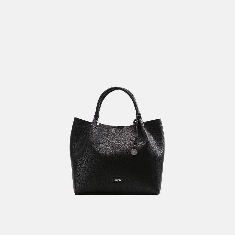 L. Credi Ember Henkeltasche schwarz
