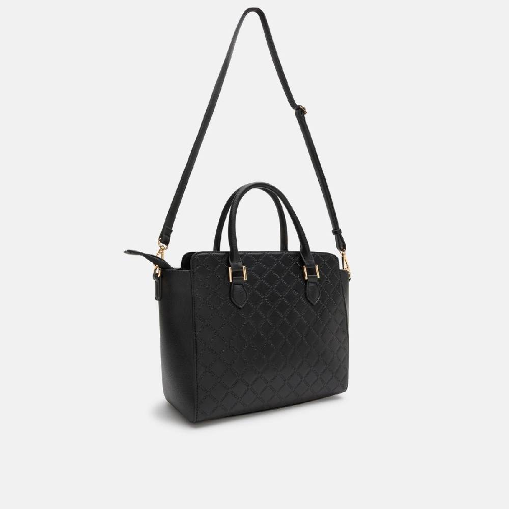 L. Credi Filiberta Henkeltasche Schwarz