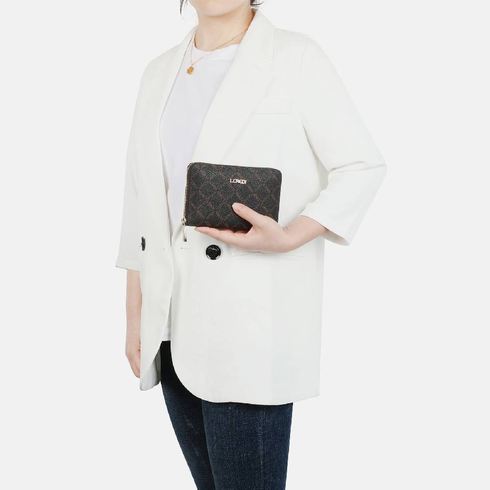 L. Credi Filiberta Portemonnaie Damen Braun