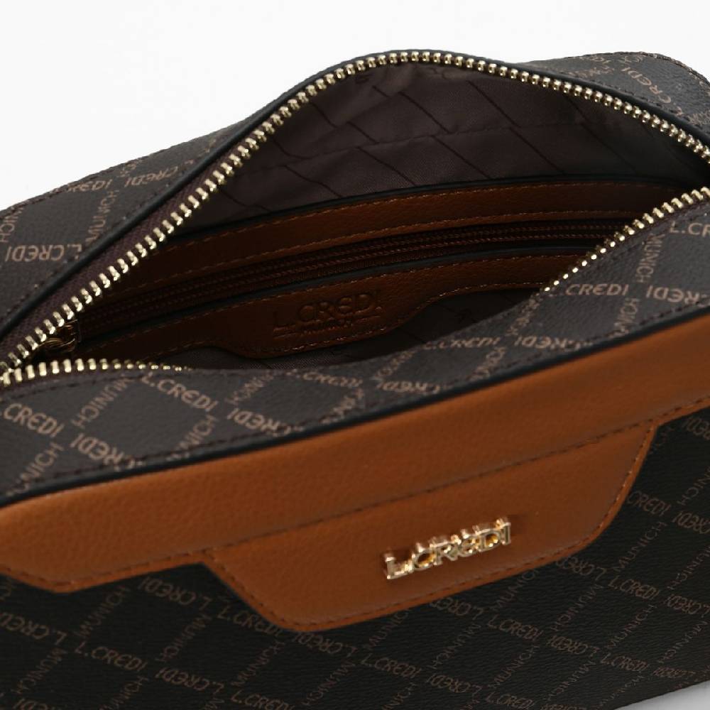 L. Credi Filiberta Umhängetasche Braun