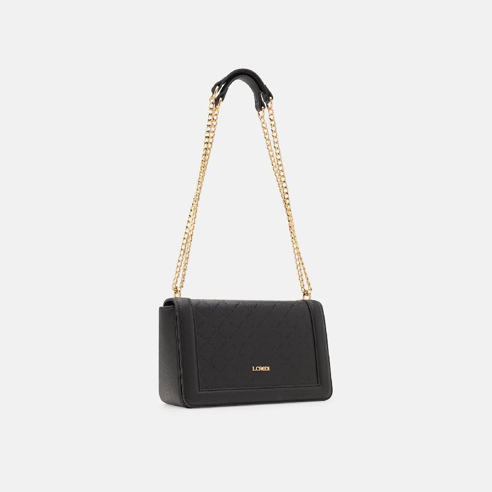 L. Credi Filiberta Umhängetasche Schwarz