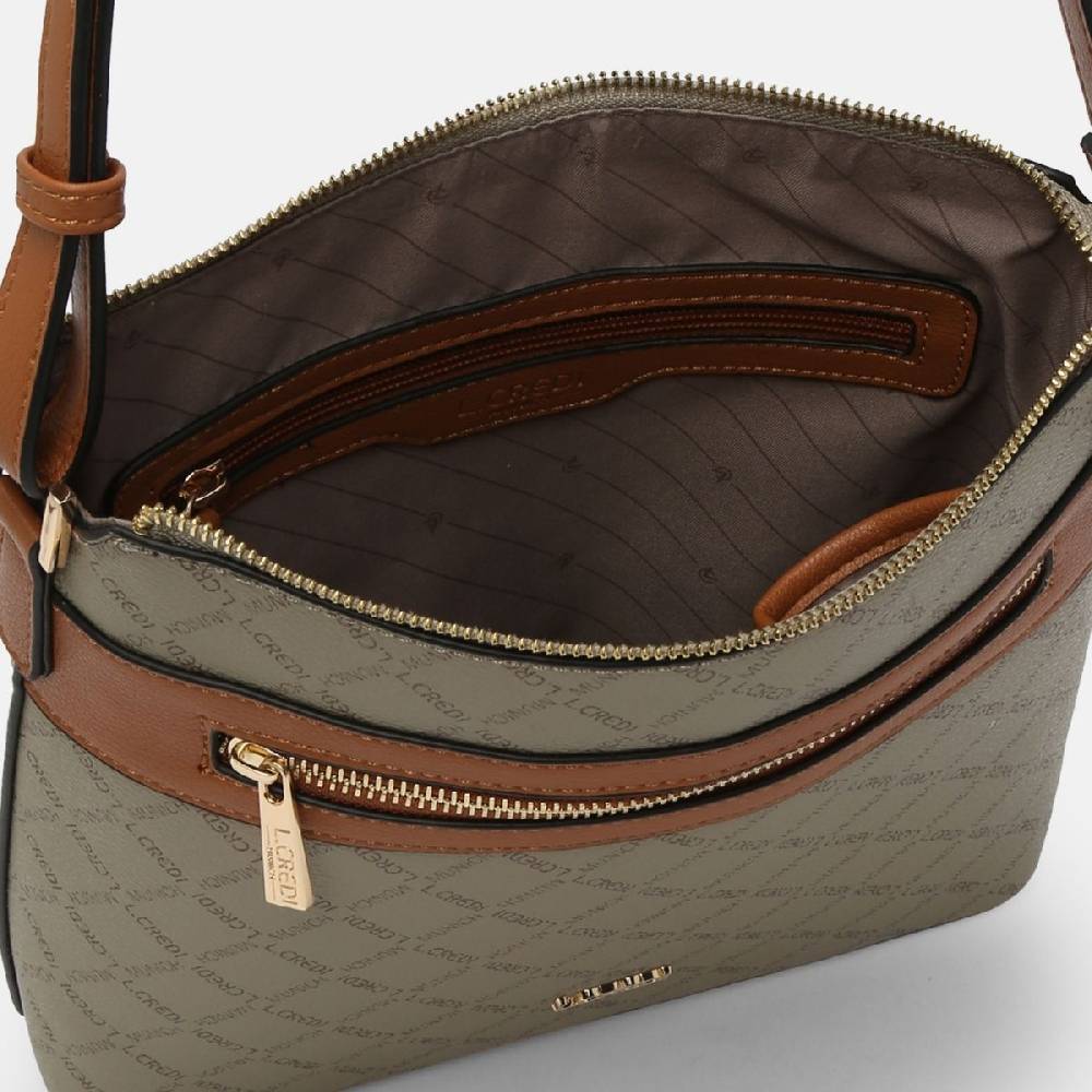 L. Credi Filiberta Umhängetasche Taupe