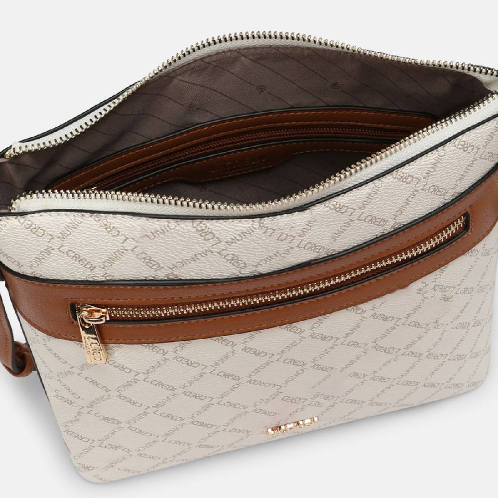 L. Credi Filiberta Umhängetasche Weiss