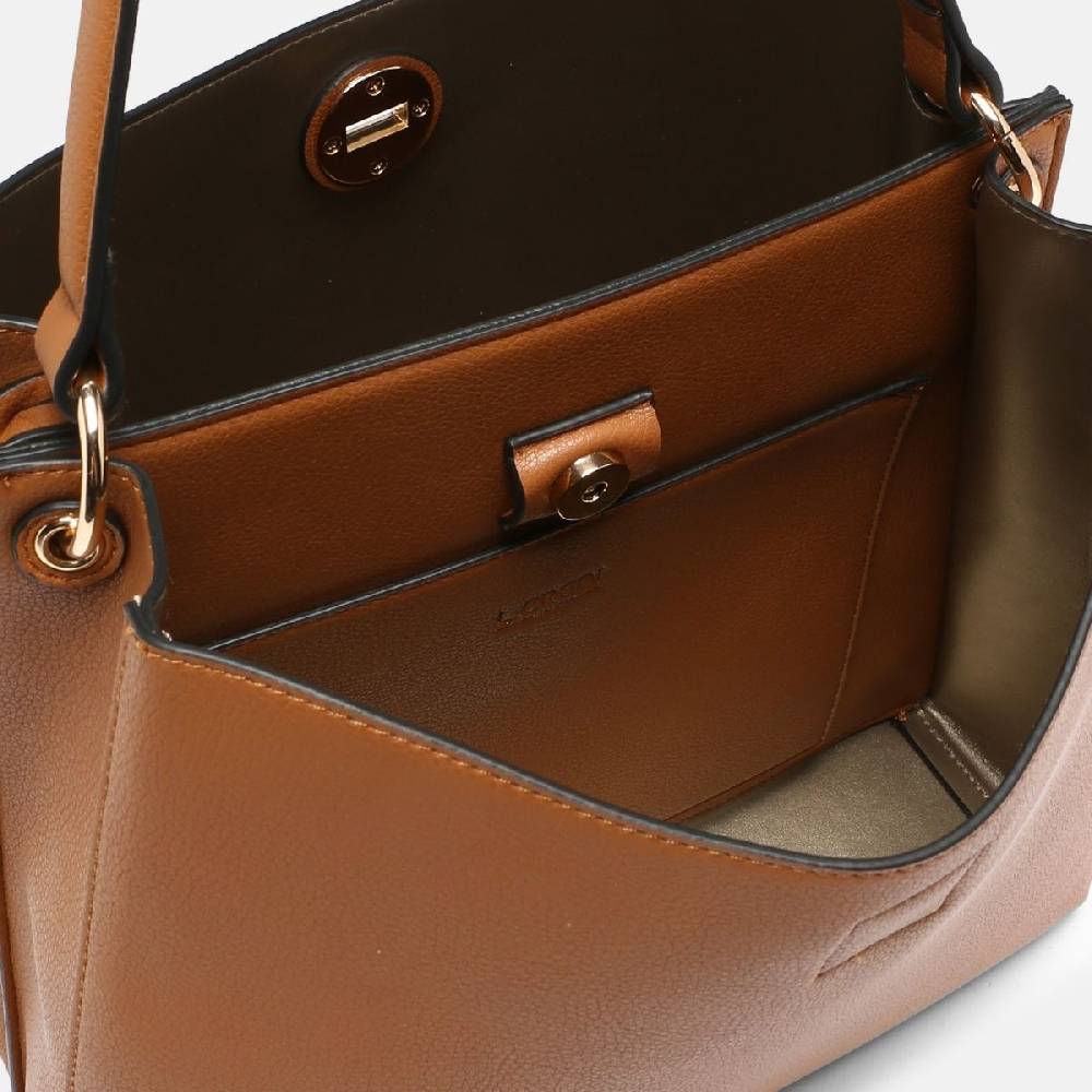 L. Credi Filippa Hobo Cognac