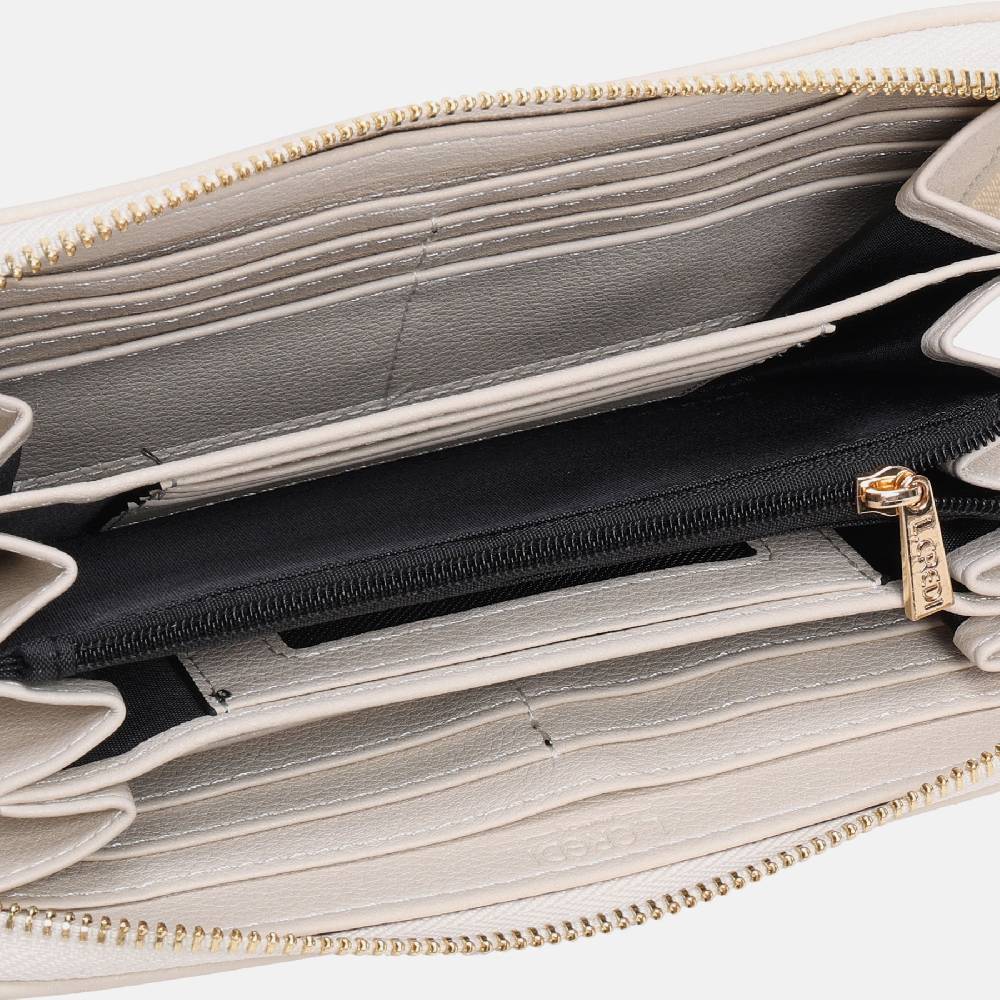 L. Credi Filippa Portemonnaie Damen Creme