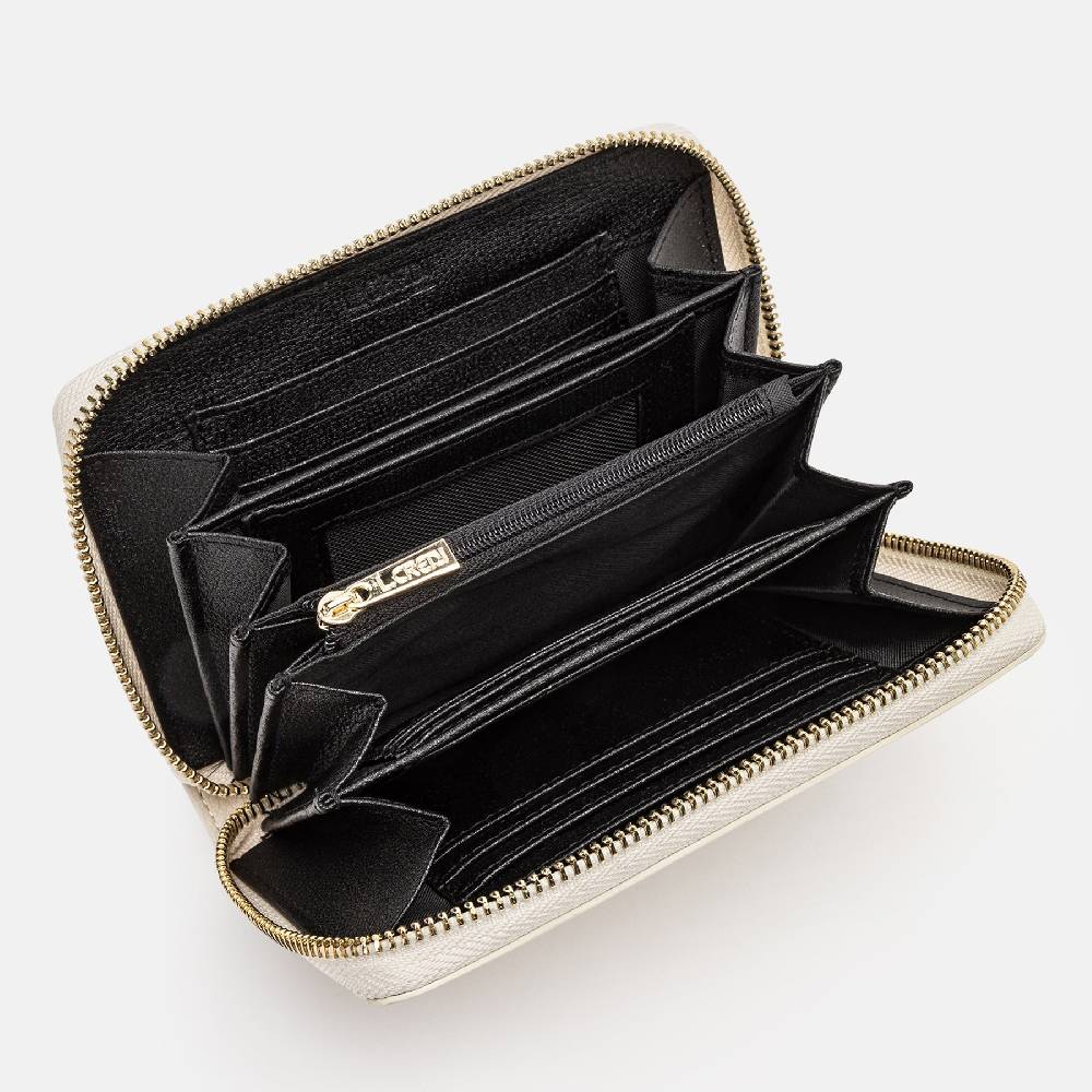 L. Credi Filippa Portemonnaie Damen Creme