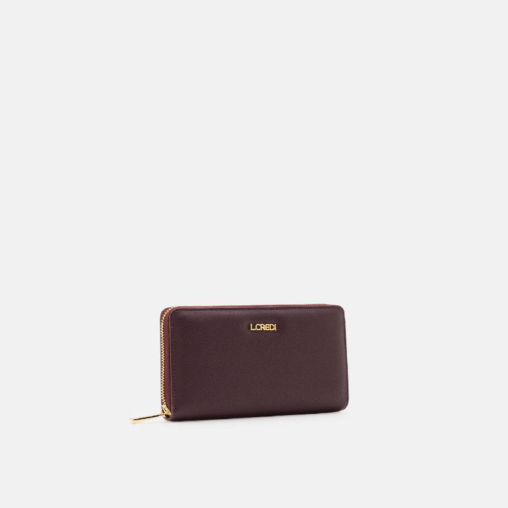 L. Credi Filippa Portemonnaie Damen Dark Plum
