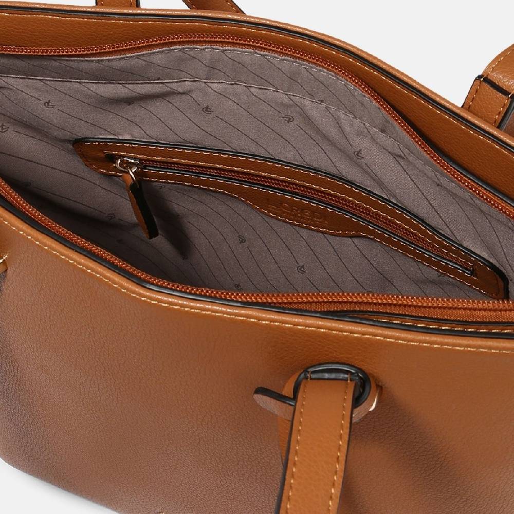 L. Credi Filippa Shopper Cognac