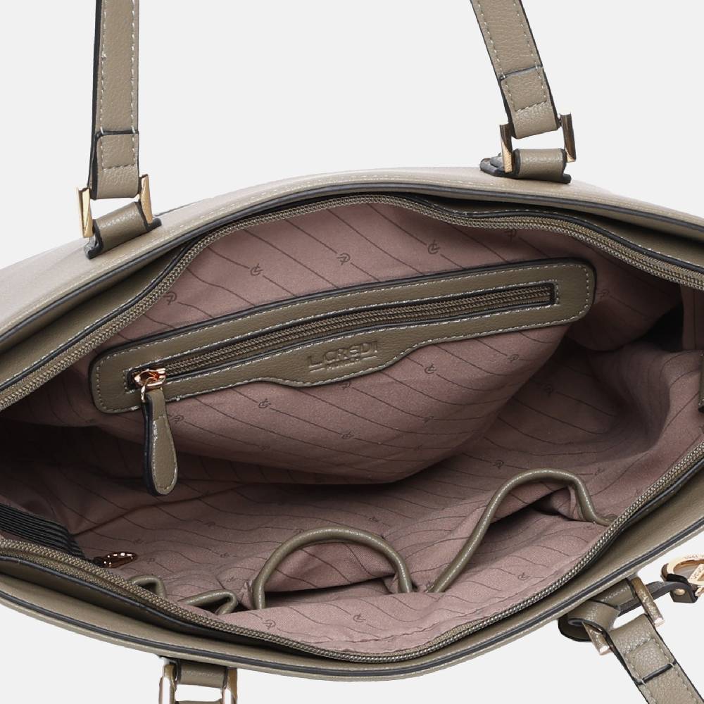 L. Credi Filippa Shopper Khaki