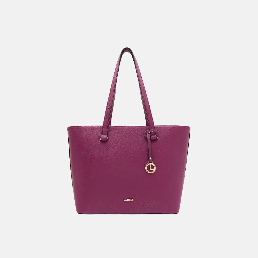 L. Credi Filippa Shopper plum
