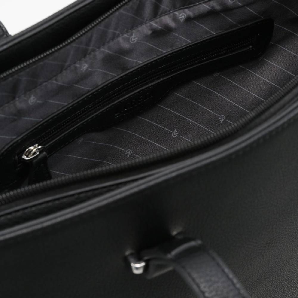 L. Credi Filippa Shopper Schwarz